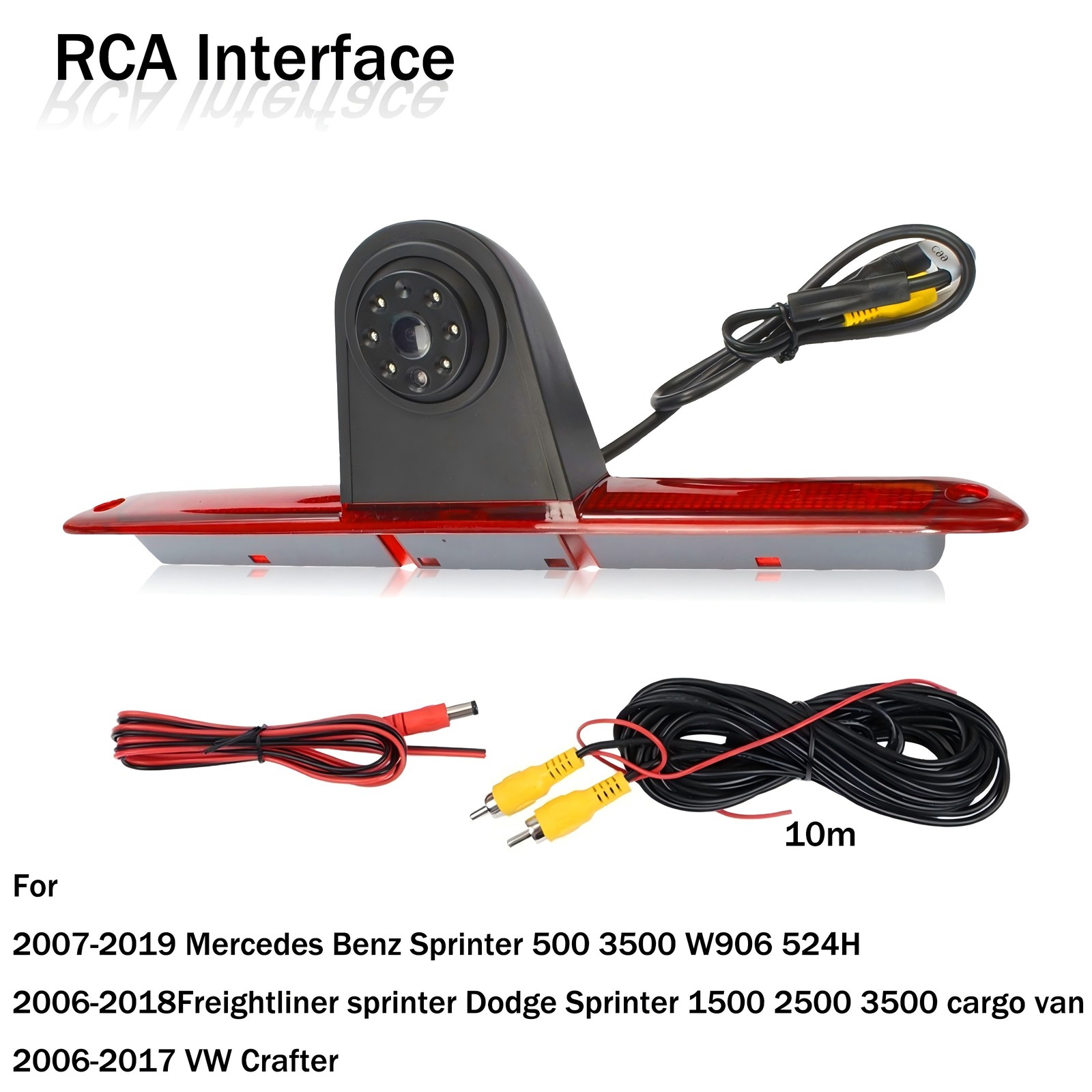 Brake Light Rear View Backup Camera Mercedes Benz Sprinter (W906) 2500 3500