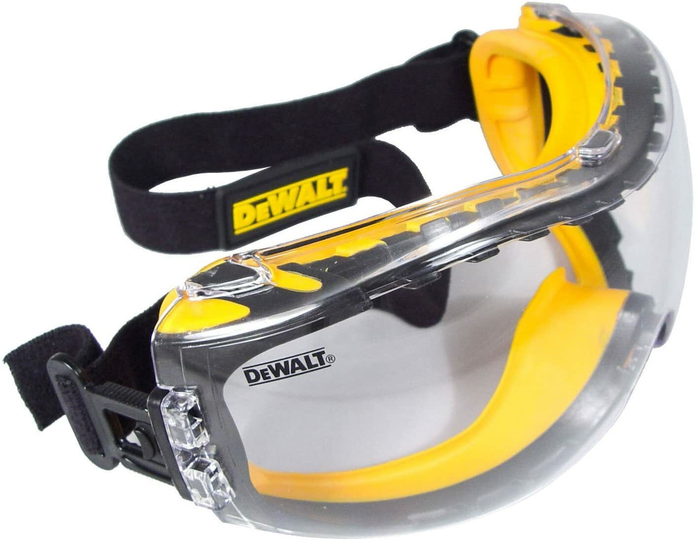 DeWalt CLEAR SMOKE ANTI FOG Protective Over Glasses Safety Goggles UV ANSI Z87+