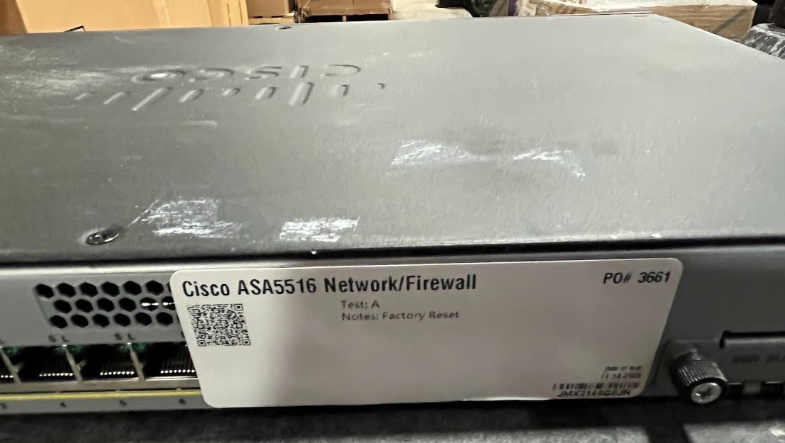 Cisco ASA5516-X Network Firewall Security Appliance