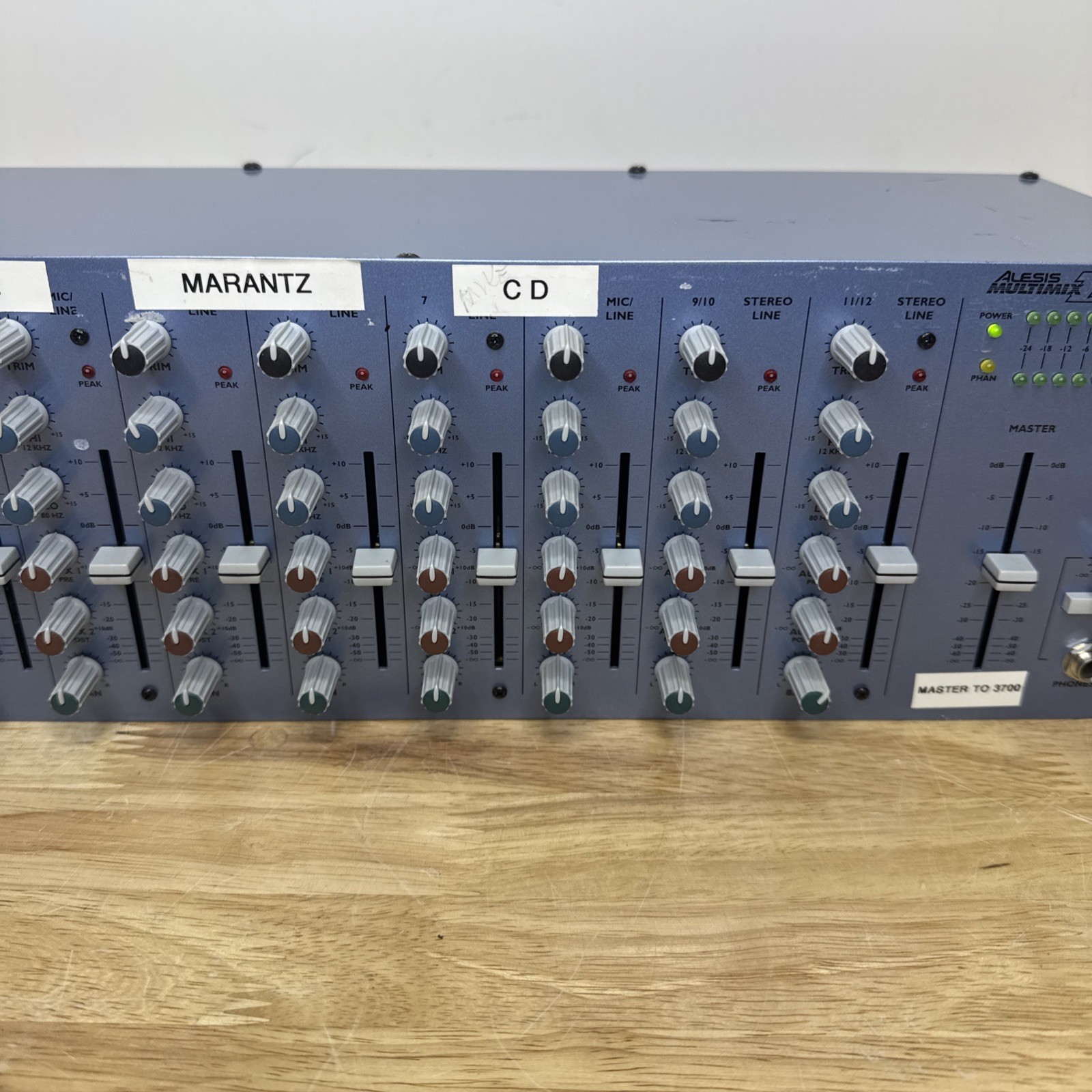 Alesis MultiMix 12R 12-Channel Rack Mount Analog Mixer w/ 8 XLR Mic Inputs