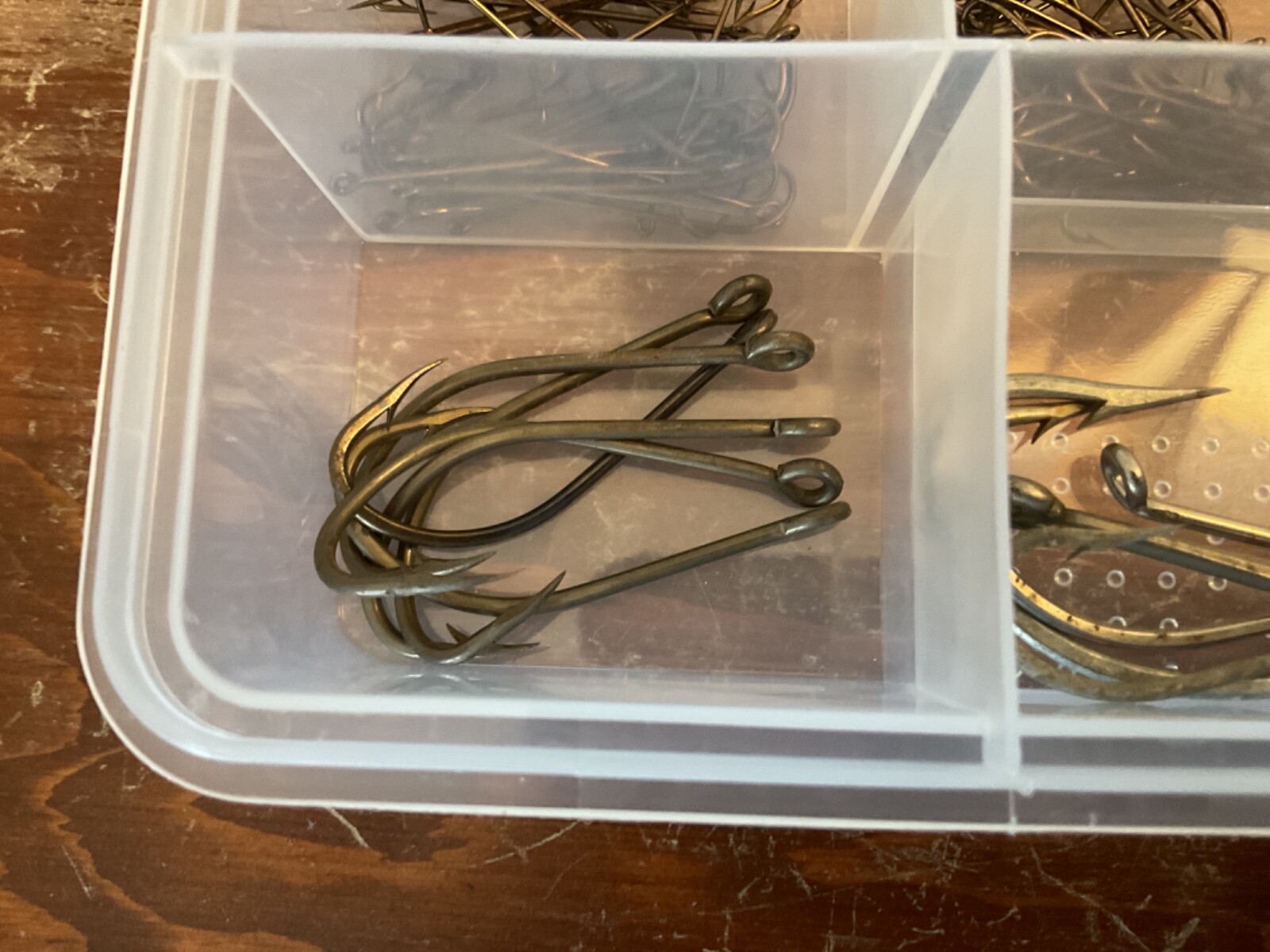 Lot Of Miscellaneous Fishing Hooks With Case