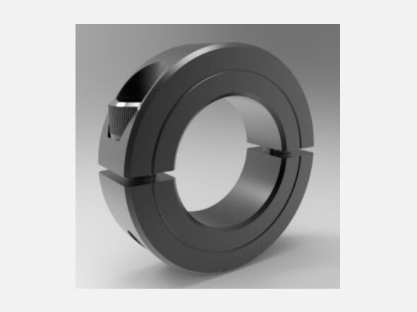 Inch 2-Piece Clamp Collar Steel; Pick Your Size