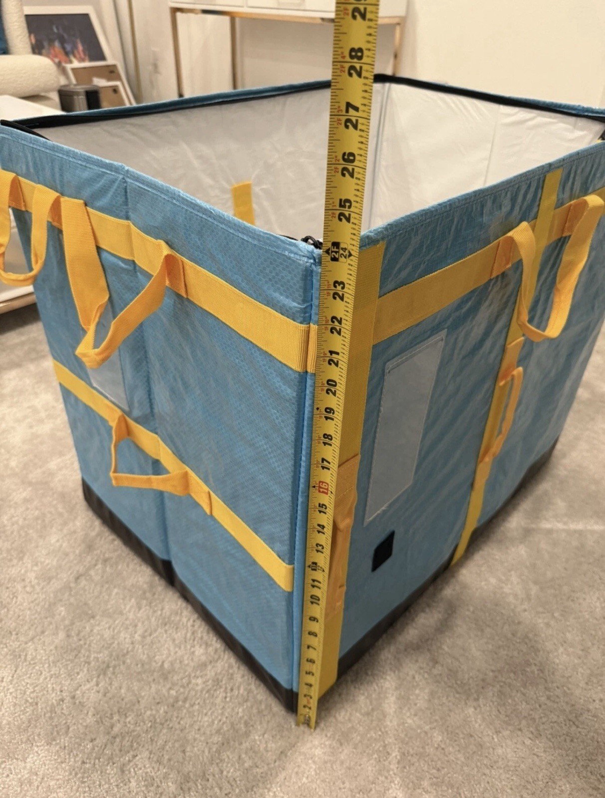 Lot Of 2 Amazon Courier Large Delivery Bag Storages/Delivery Tote (2 Bags)