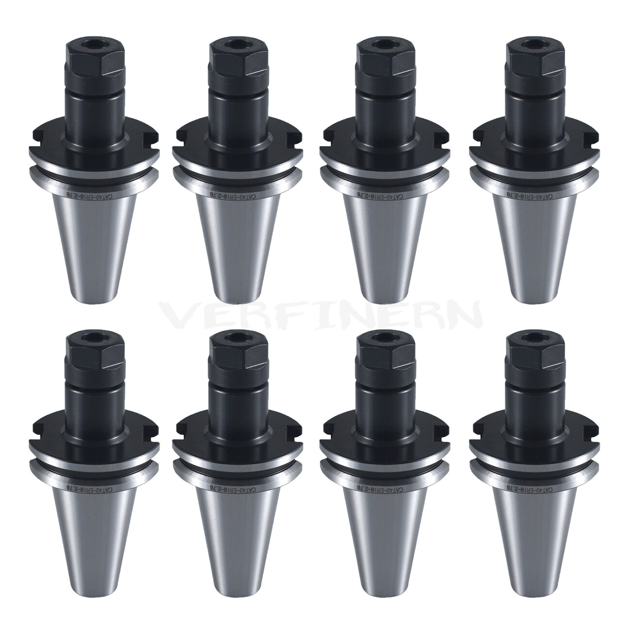 8PCS CAT40 ER16 2.76" Collet Chuck Tool Holder Balanced G2.5 20000 RPM SET