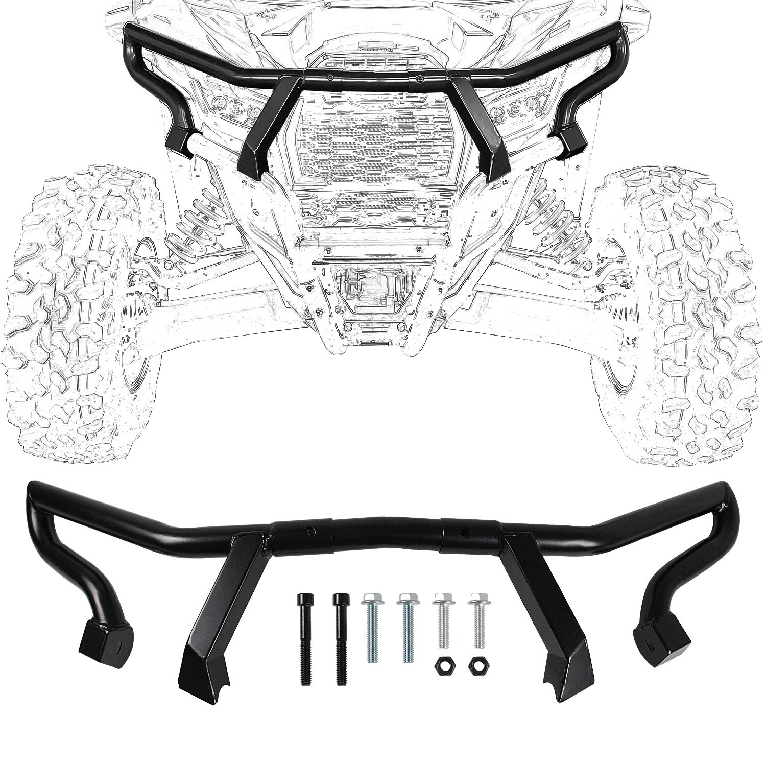 Front upper Bumper for 2020-2023 Kawasaki Teryx KRX 1000 #99994-1302