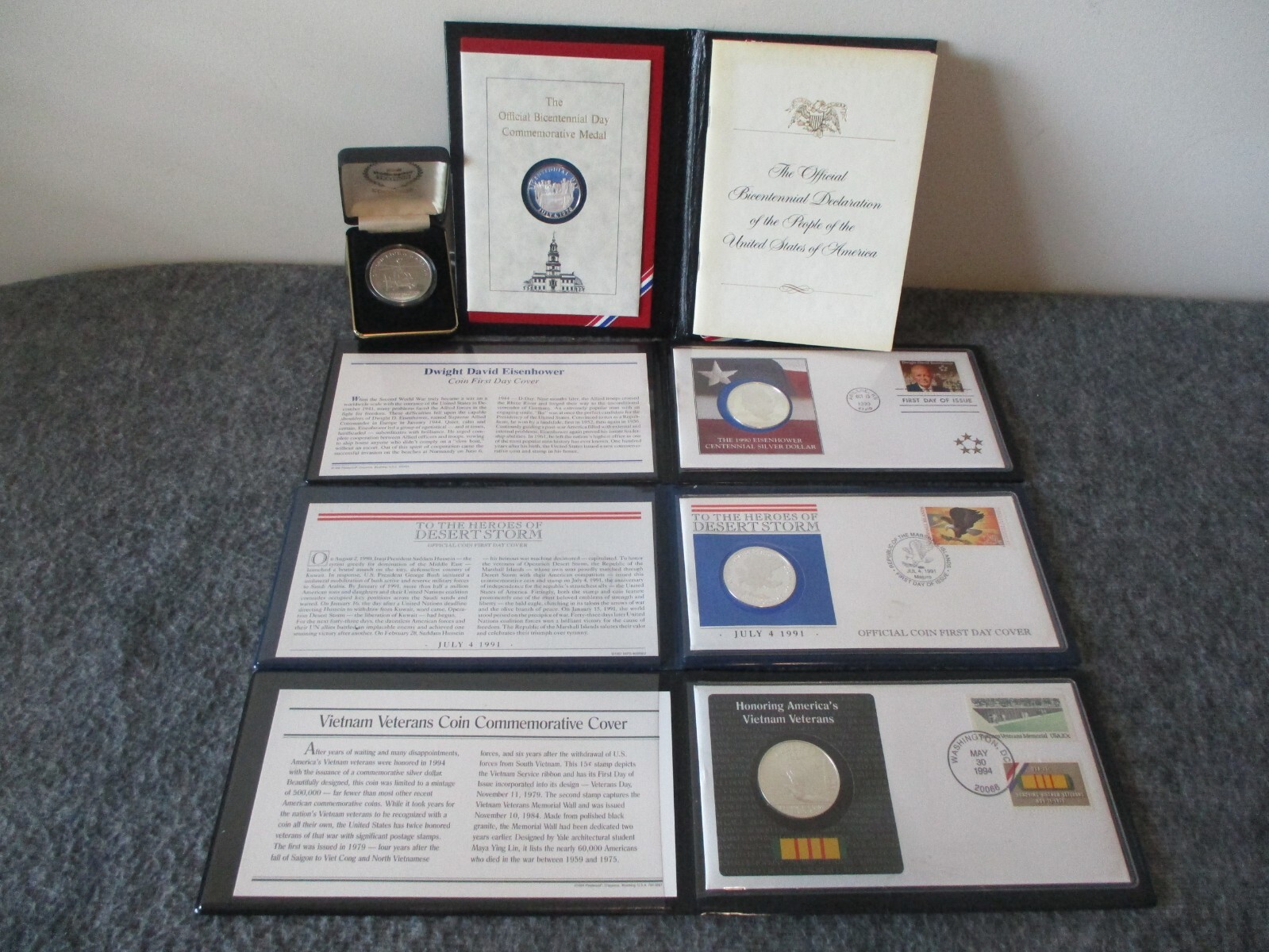 AMERICANA FINE SILVER COINS .900/.925/.999 BELL HELICOPTER VIETNAM DESERT STORM+