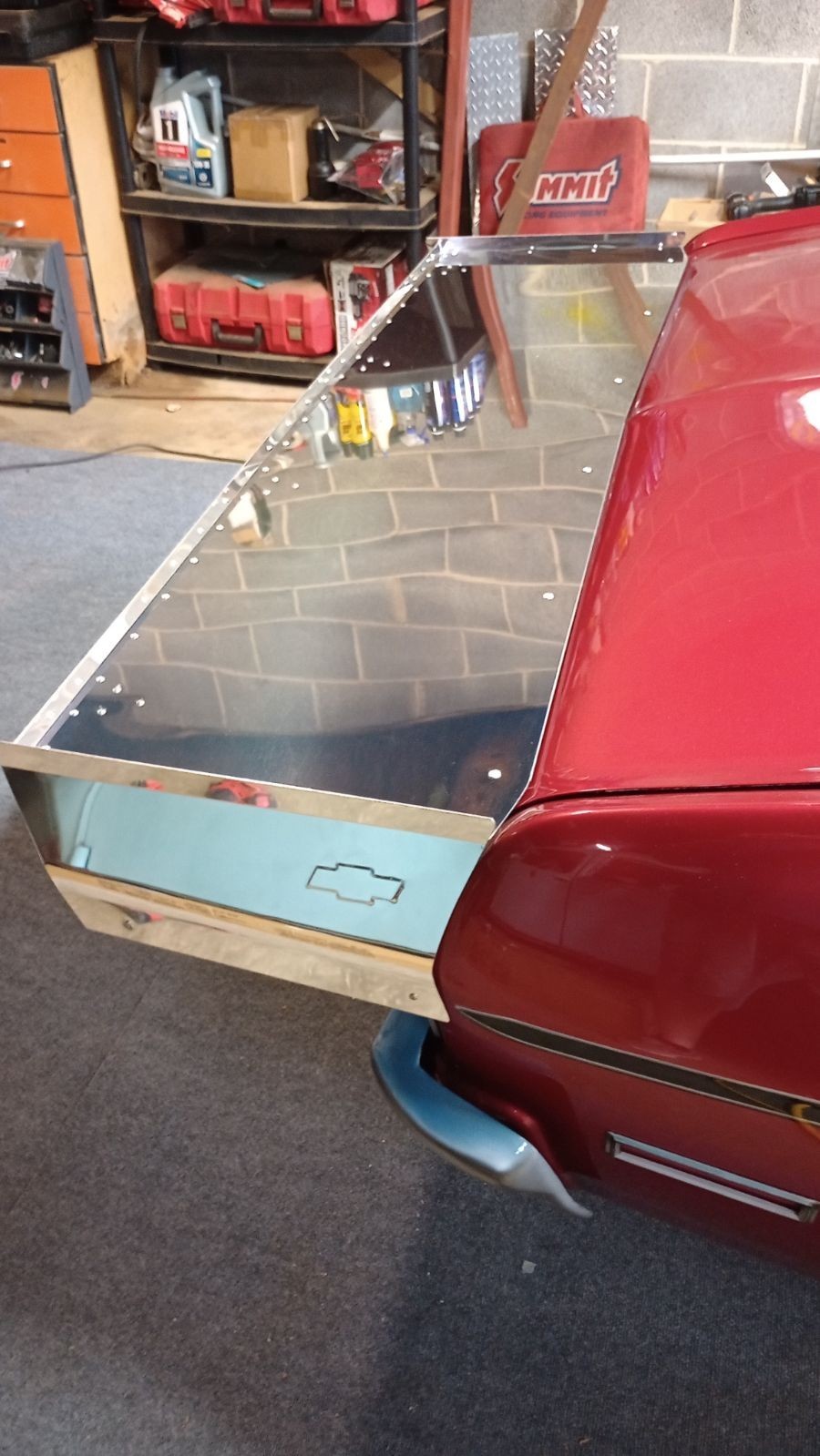 Nova Wing, 68-74 Chevy, Pro Race wing, Polish, Black, Brushed Anodized