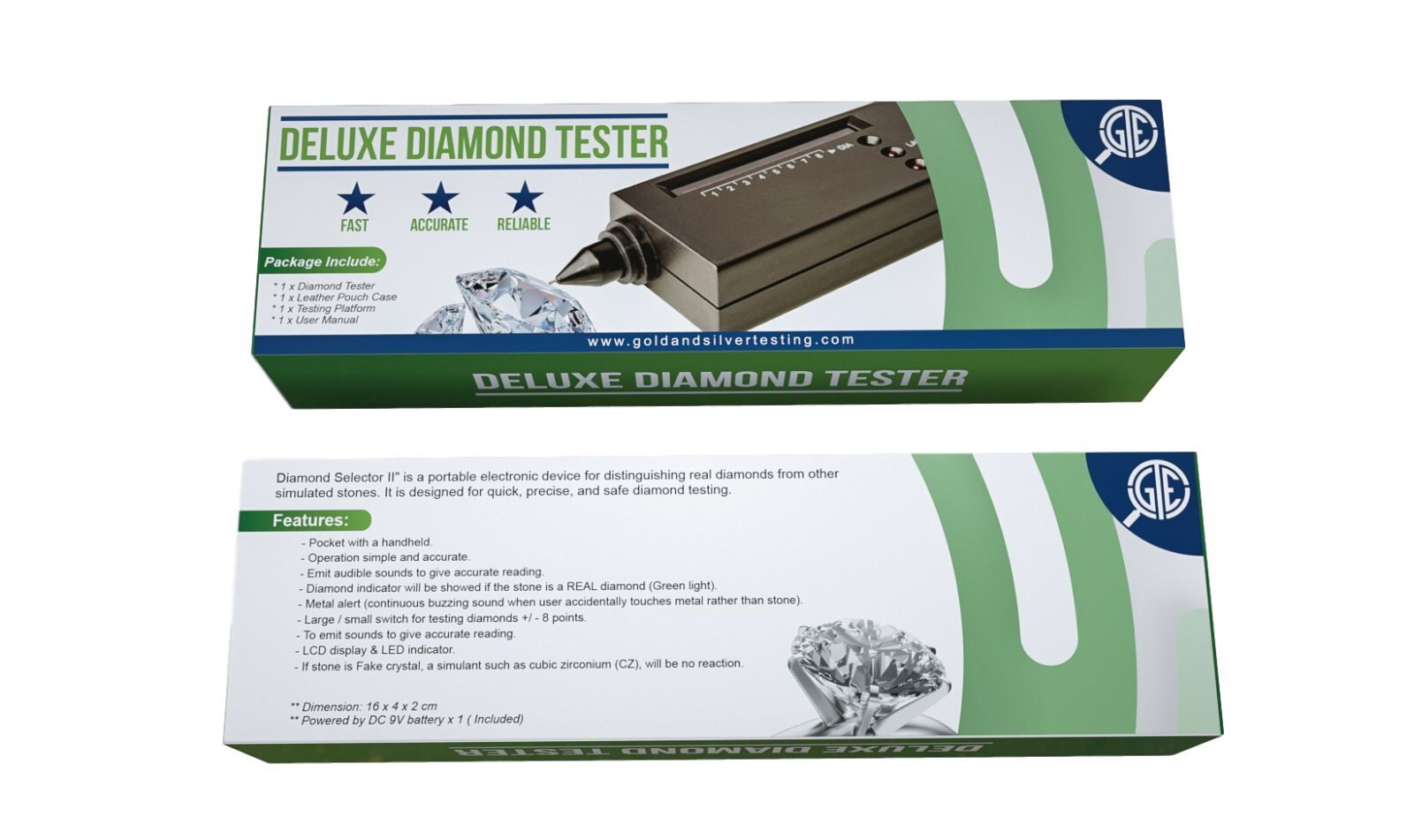 Gold Silver Diamond Tester Selector Gemstone Testing Kit Digital Electronic Tool