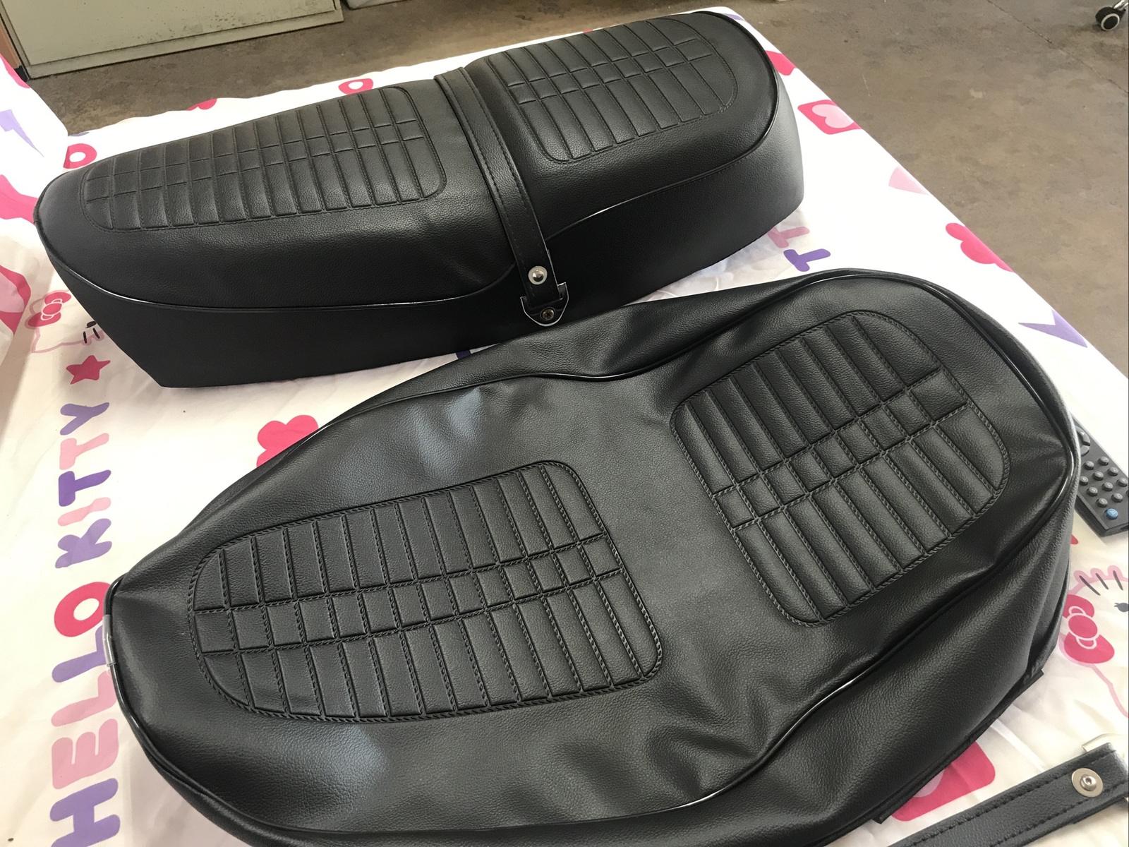 HONDA CB360 SEAT COVER CB360T SEAT COVER 1975 TO 1976 MODEL + STRAP (H*-98)