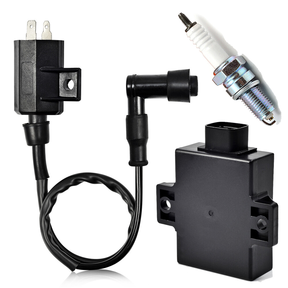 Ignition Coil Spark Plug CDI Kit For Kawasaki Bayou 250 KLF250A KLF250 2003-2011