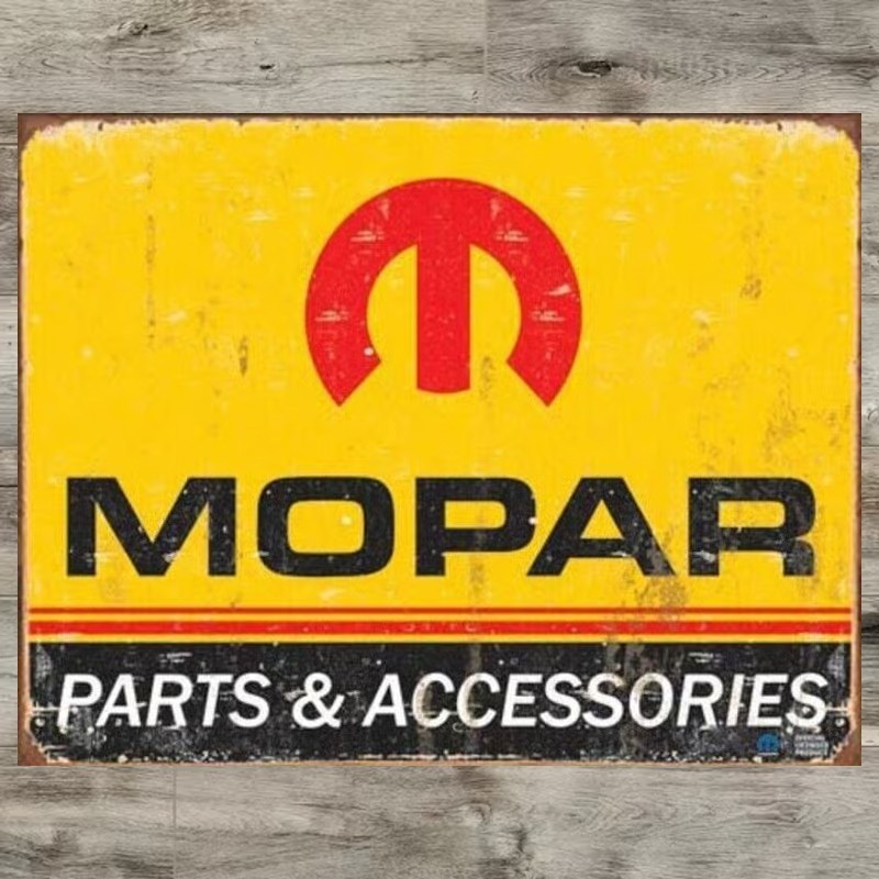 Mopar Parts & Accessories Vintage 16" x 12.5" Licensed Novelty Sign