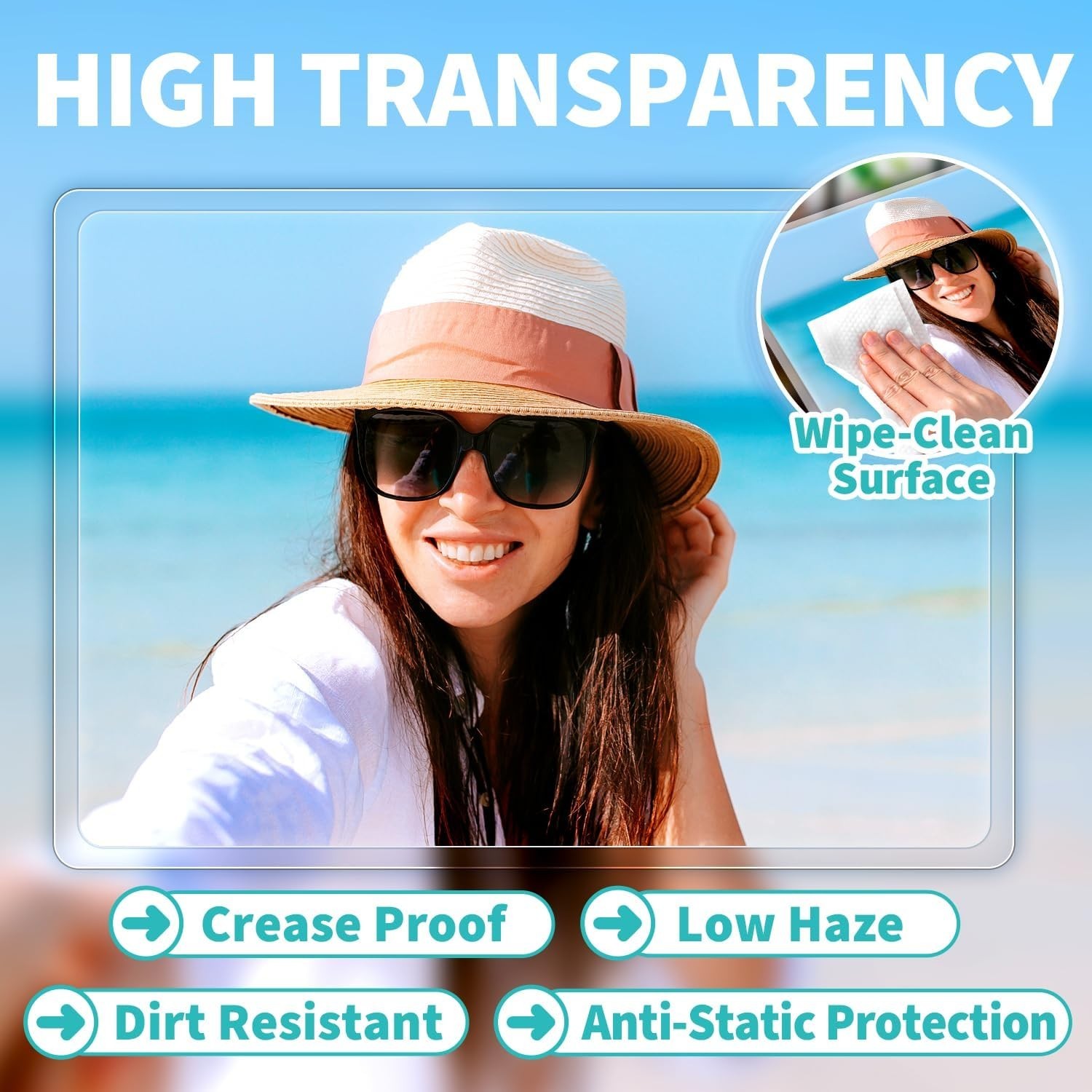 Ultra Clear Glossy Laminating Sheets, Letter Size, Heat Seal