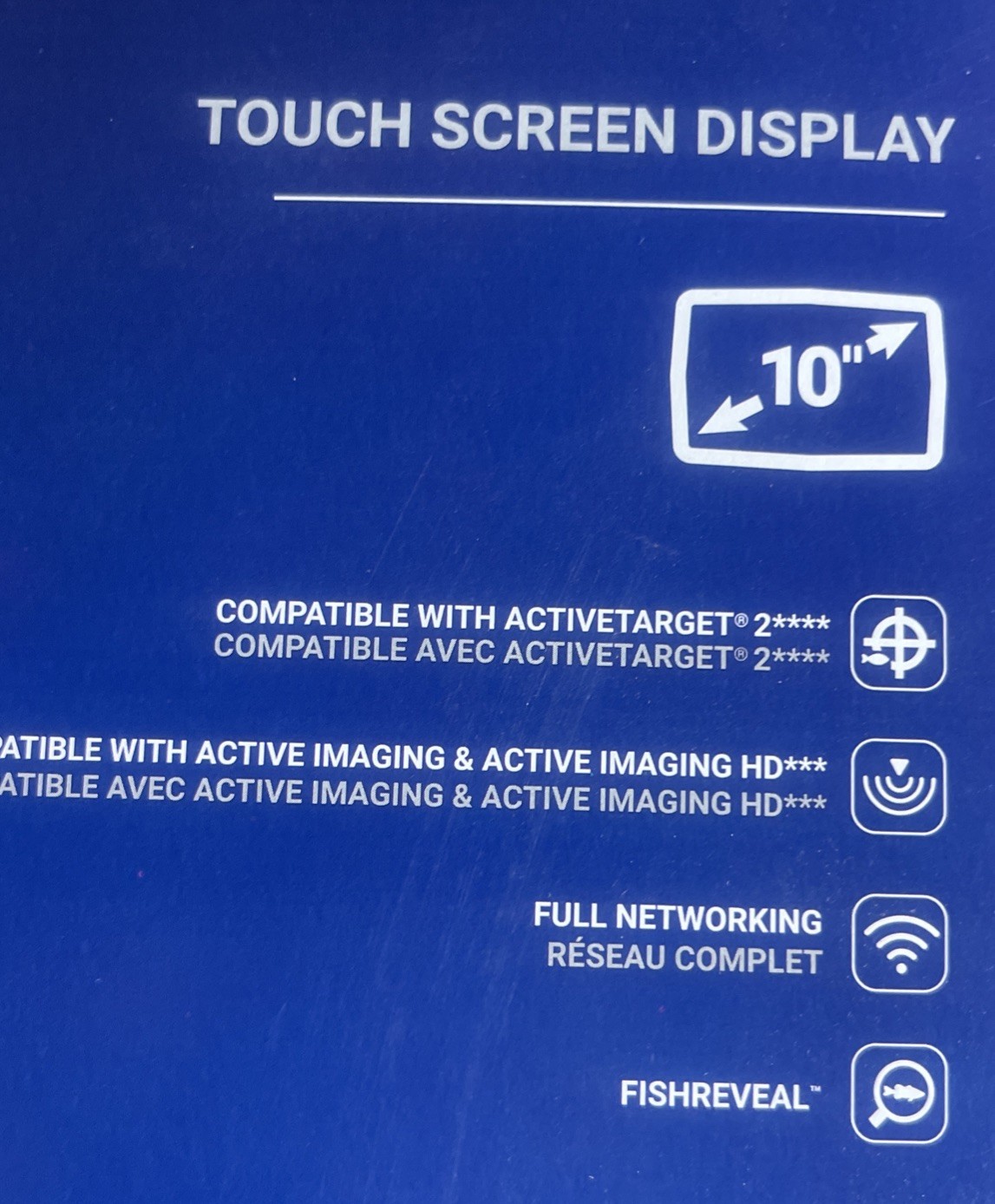 Lowrance Elite FS 10 Fishfinder Chartplotter Active Imaging 3 in 1 Transducer