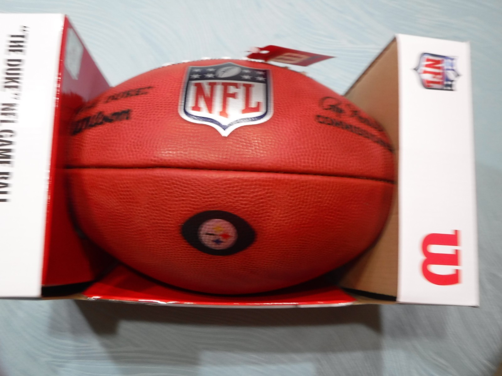 PITTSBURGH STEELERS AUTHENTIC GAME FOOTBALL 2024-25 WILSON GAME BOWL NEVER USED