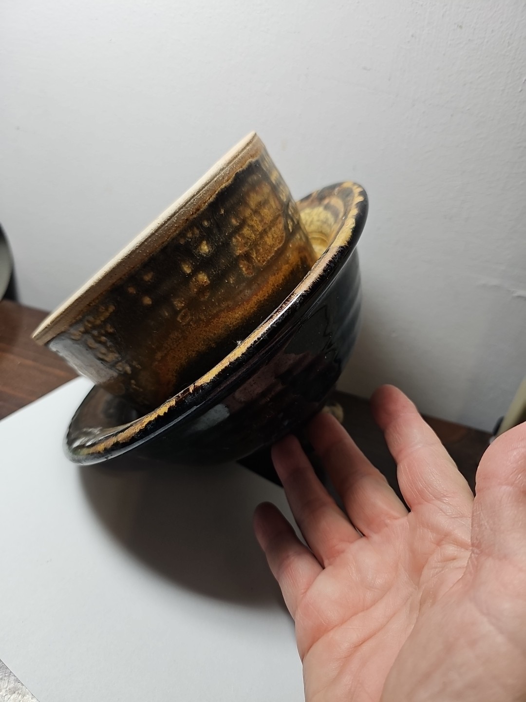 Pigeon River Pottery Frog Toad House Abode Garden Reptile Cave 8" Wide 6" Tall