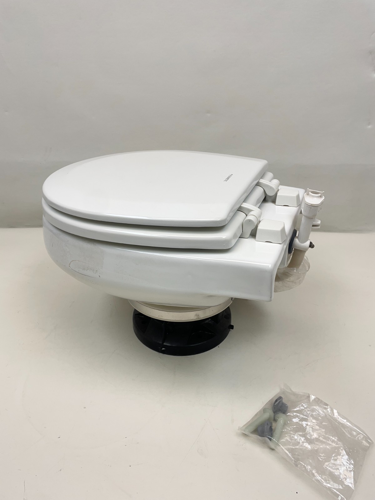 DOMETIC 312371101 SEALAND 711-M28 WHITE 700 SERIES GRAVITY DISCHARGE TOILET RV