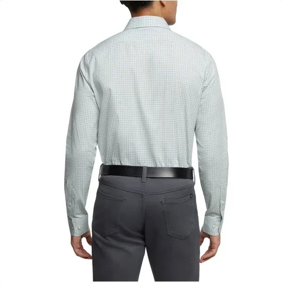 Banana Republic Men's Slim Fit Stretch Poplin Shirt XXL Striped