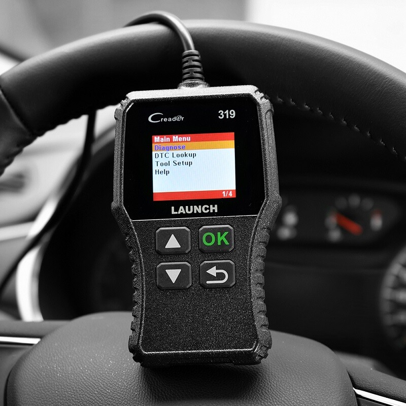 LAUNCH Automotive OBD2 Diagnostic Scanner Car Check Engine Light OBD Code Reader