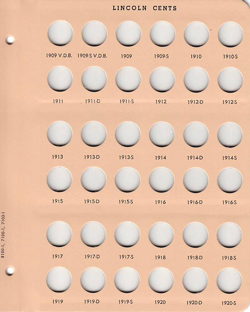 Dansco Album 8100 Lincoln Cent 1909-2009 including Proofs-Only Book Penny