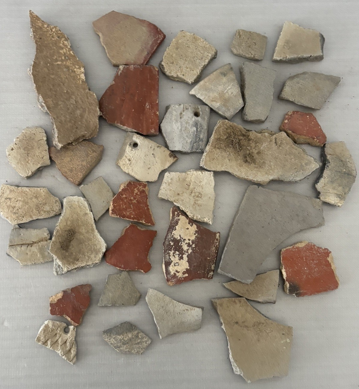 30+ Ancient Anasazi Native American Pottery Shards Arizona L8-B FREE SHIP