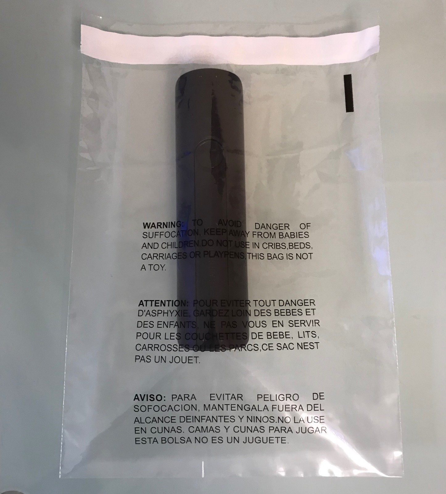 500 11x14 Clear Bags Suffocation Warning Self Seal Bag 1.5 Mil -ST ShipMailers