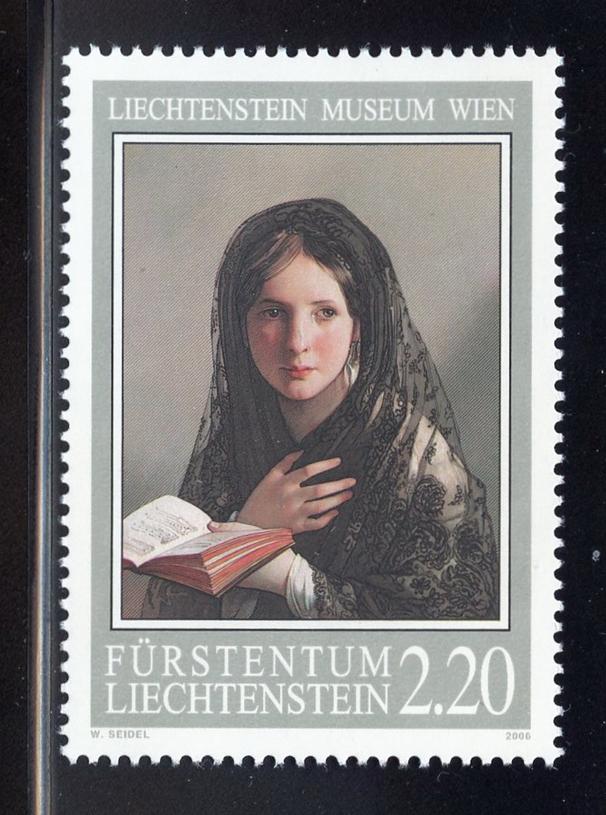 Liechtenstein  1342 MNH, 'Lost in Her Dreams' by von Amering Issue from 2006 .
