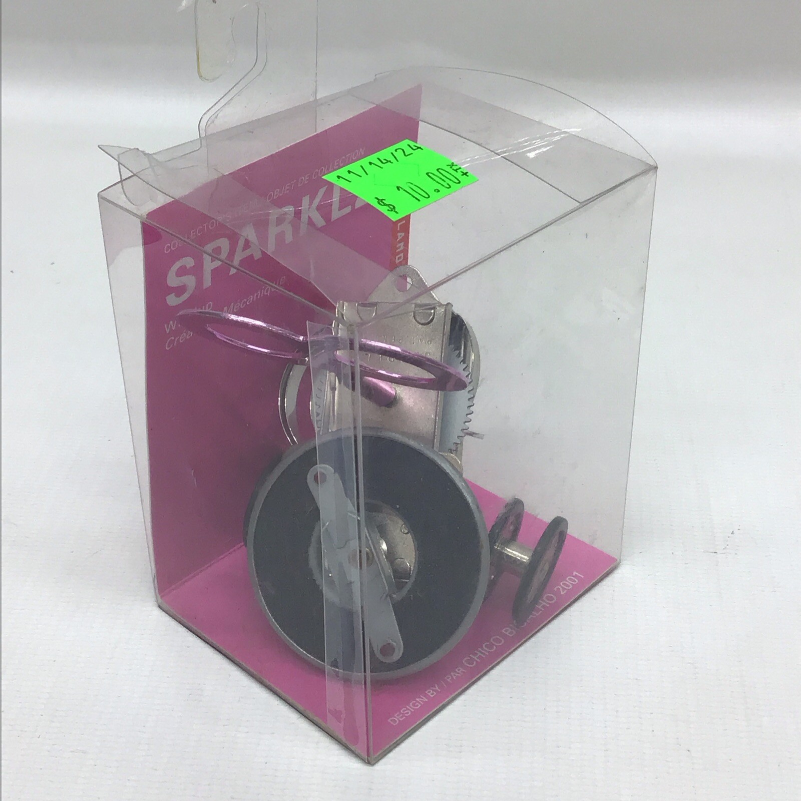 Kikkerland Collector Windup Mechanical Creature Chico Bicalho 2000 NIB “SPARKLZ”