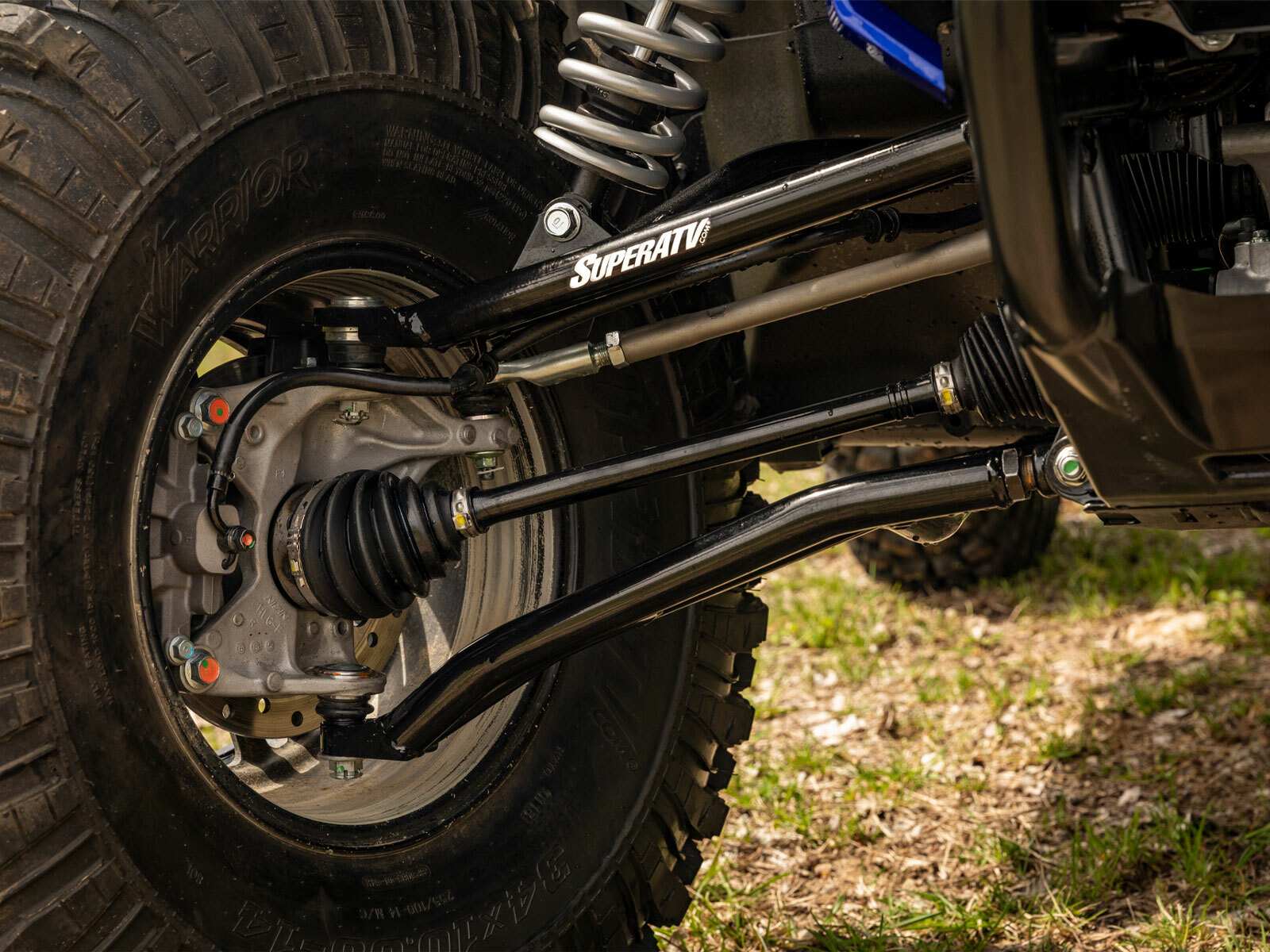 SuperATV Honda Talon 1000X 1.5" Forward Offset High Clearance A-Arms - Black