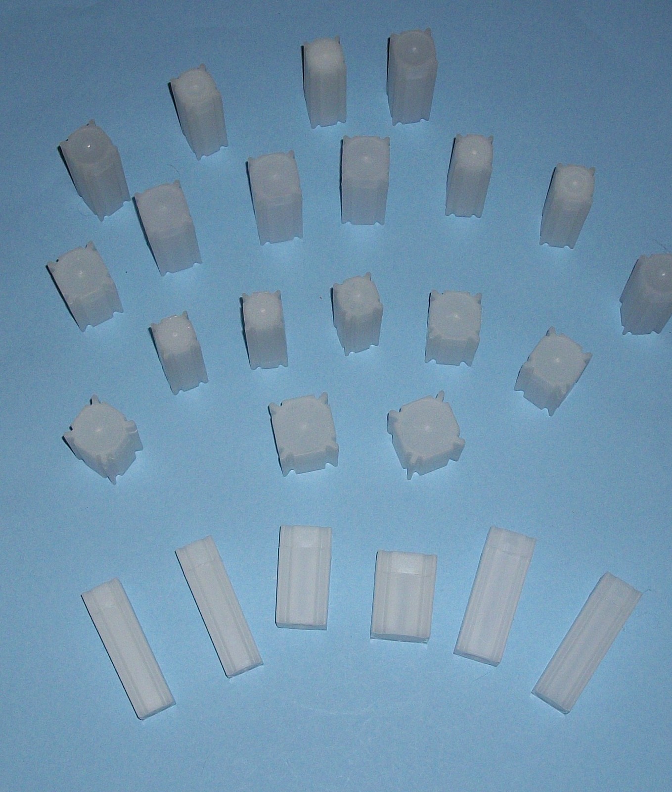TEN (10) You Pick-Assorted Sizes SQUARE Coin Tubes - COIN SAFE- Made in America