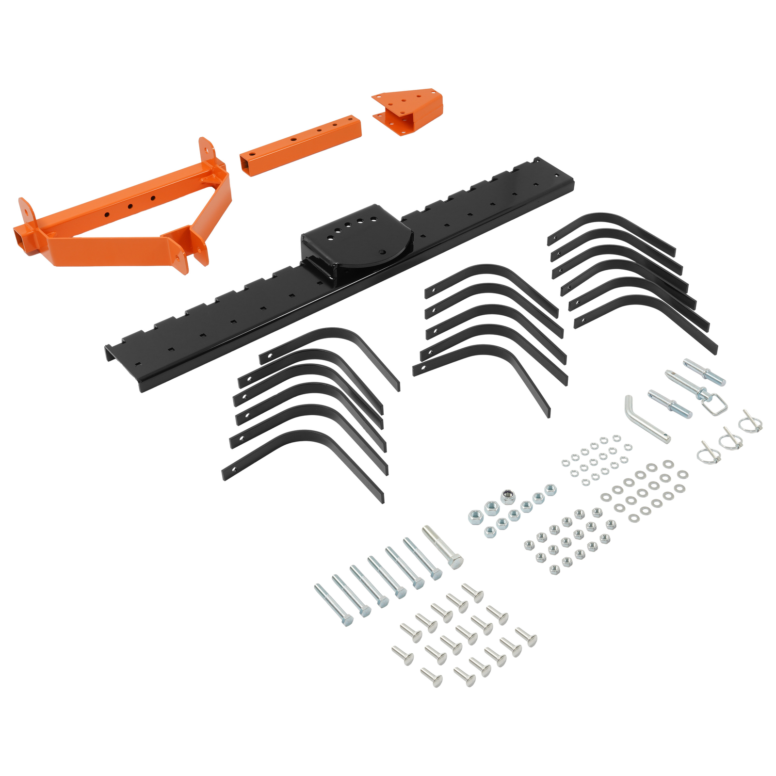 3-Point Landscape Rake 5 FT For Category-0 Tractor Hookup Landscaper Grass Comb