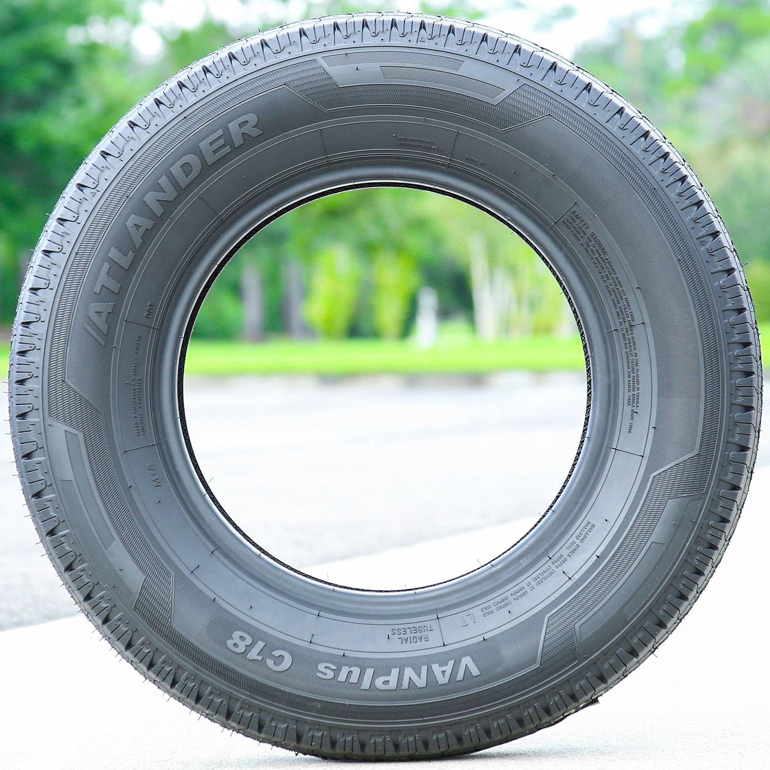 4 Tires 225/70R15 Atlander VANPlus C18 Van Commercial Load D 8 Ply