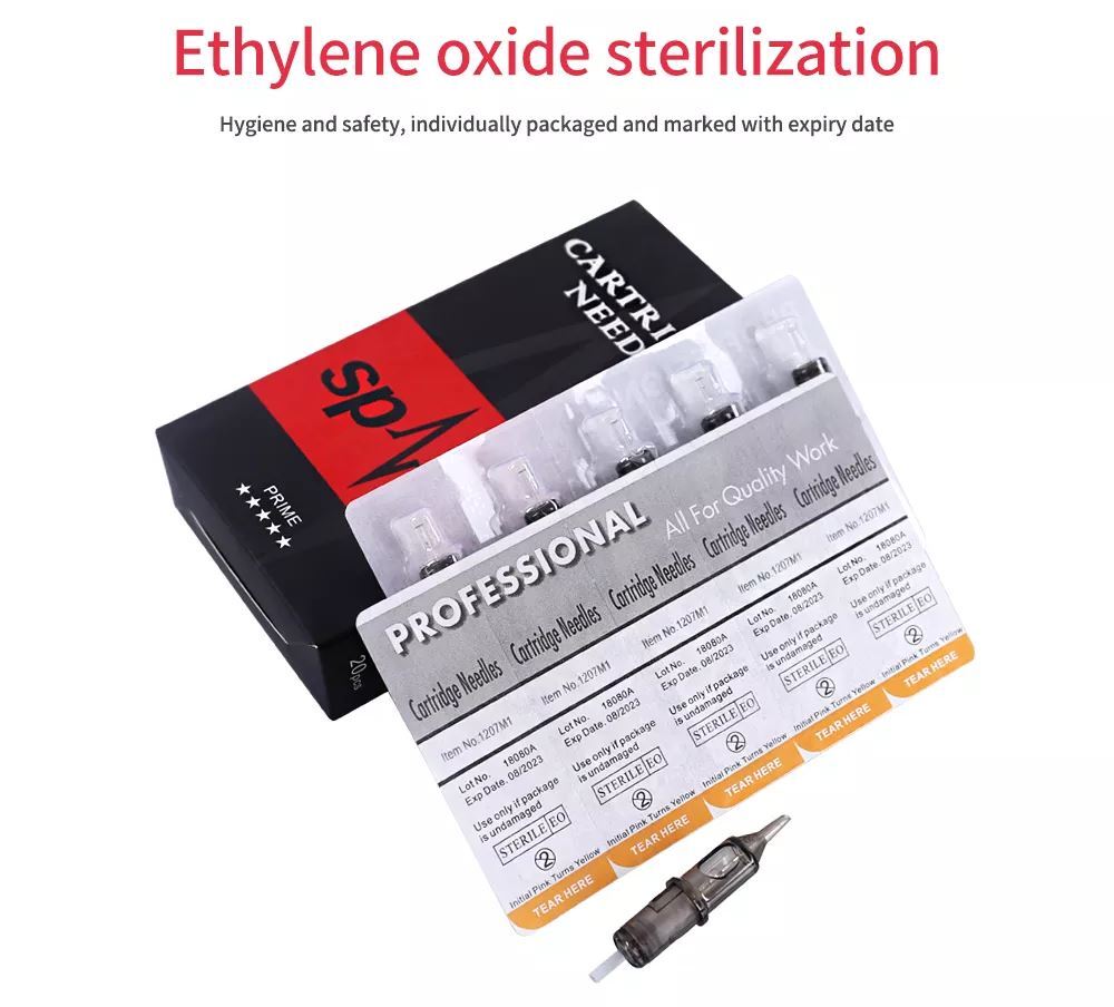 20PCS Spark Tattoo Sterilized Disposable Cartridge Tattoo RL, RS, M1, RM