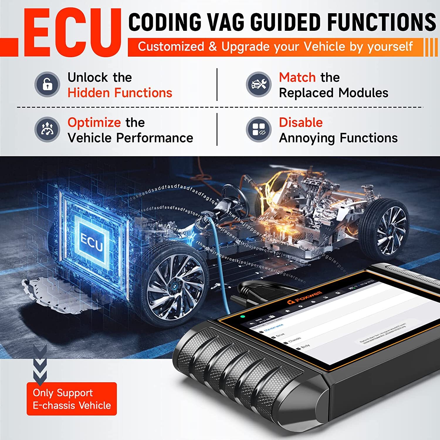 Full System for BMW Bidirectional OBD2 Scanner Car Diagnostic Tool E-CU Coding