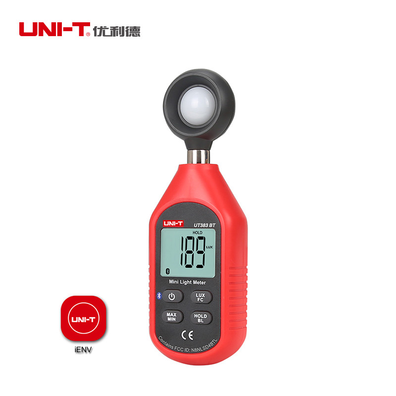 UNI-T Digital Bluetooth Illuminometer Light Meter Luxmeter 199900Lux UT383BT