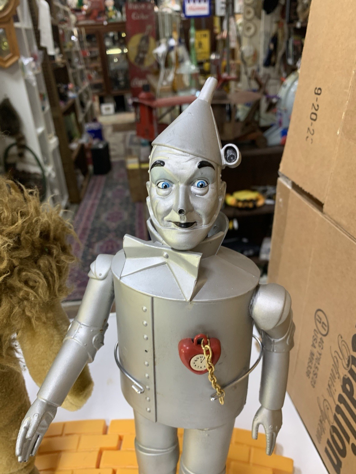 4 Wizard of Oz dolls 1987 14" Dorothy Lion Tin man Scarecrow Hamilton Gifts