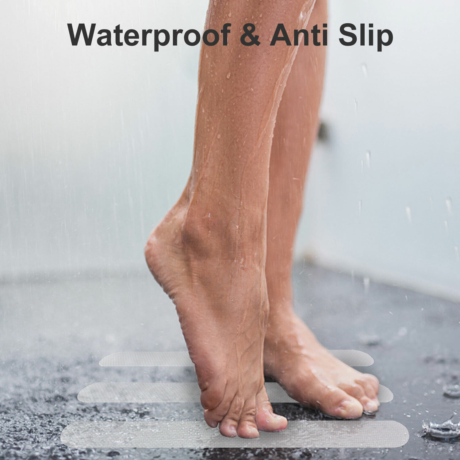 Bath Tub Shower Stickers Anti Slip Grip Strips Home Non-Slip Safety Floor Treads