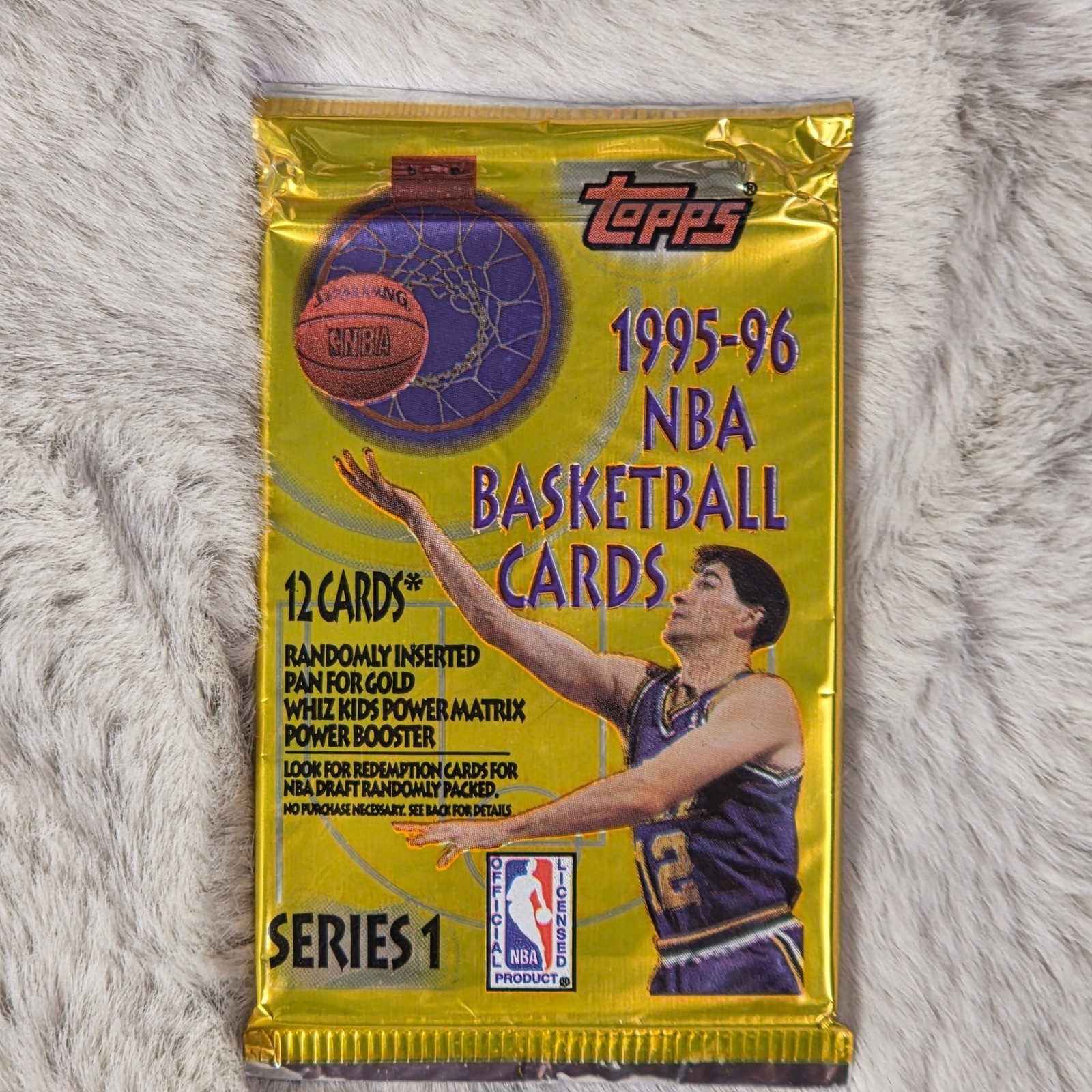 1995-96 Topps NBA Basketball Series 1 Sealed Packs 12 Cards Each