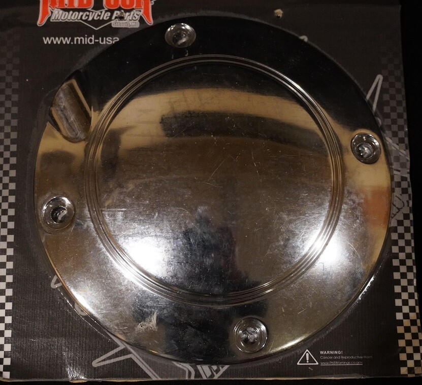 Chrome Domed Primary Clutch Derby Cover For 94-03 Sportster 34760-94 78156