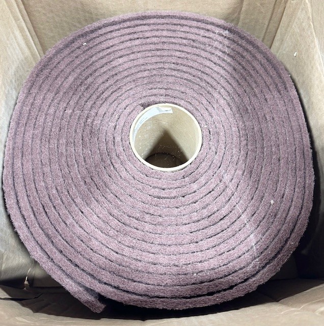 Standard 6" x 30 feet Buff & Blend Abrasive Roll Fine Grit A/O