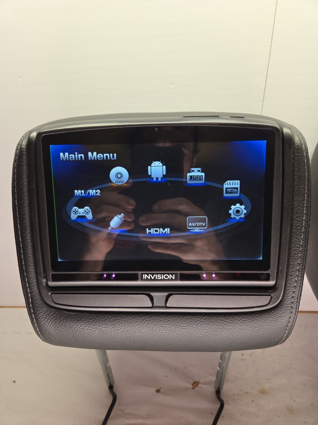 10-16 Land Rover Lr4 TOUCHSCREEN Headrest SCREEN Monitor DVD HDMI GAME USB