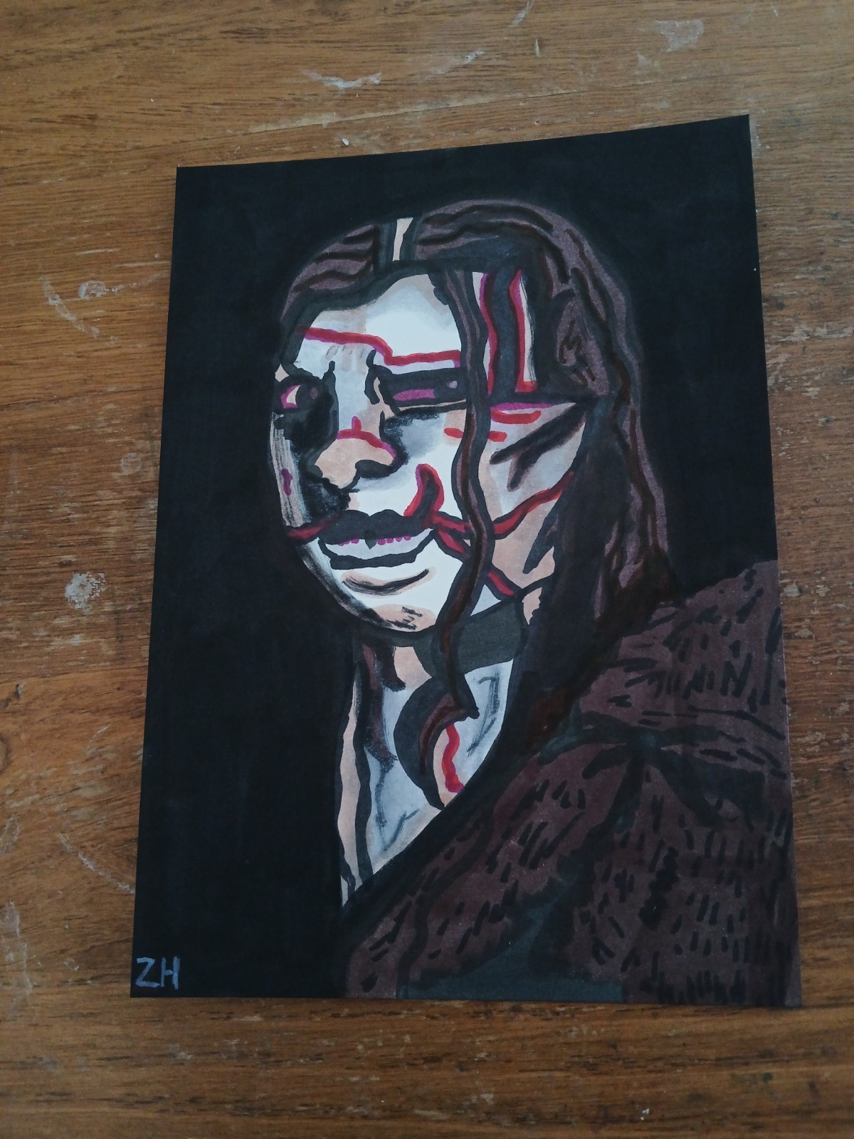 Drawing Painting Frankenstein Netflix Movie Oscar Winner Horror Monster Creature