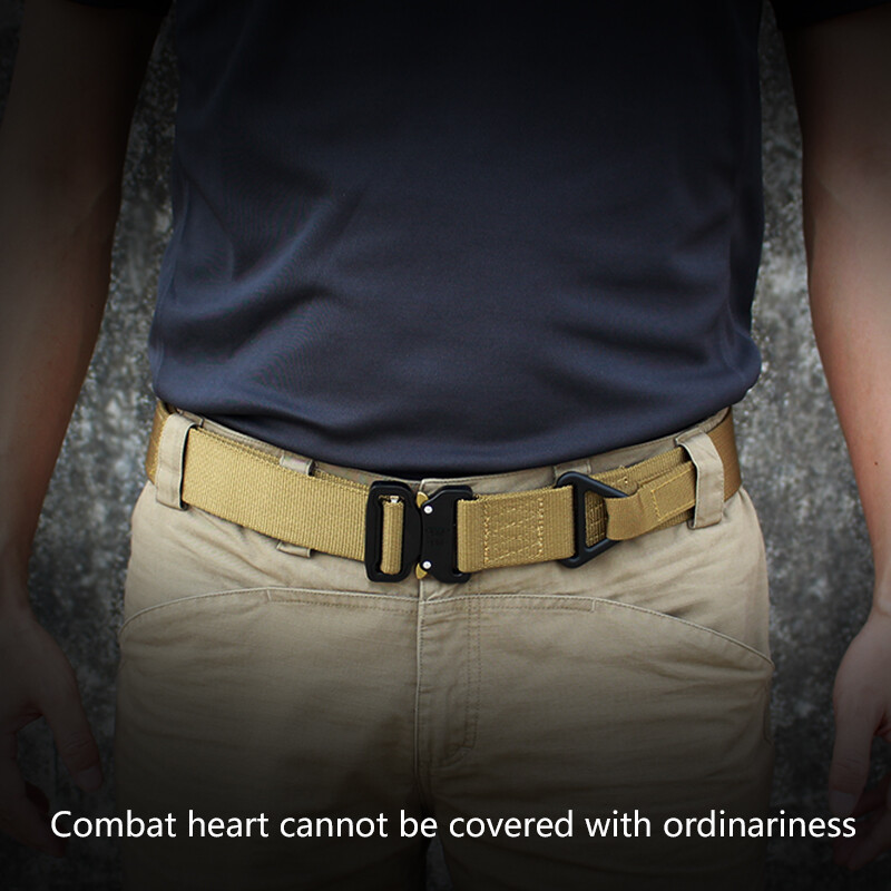 1.75" Tactical Belt Quick Release EDC Riggers Belt CQB Military Airsoft Hunting