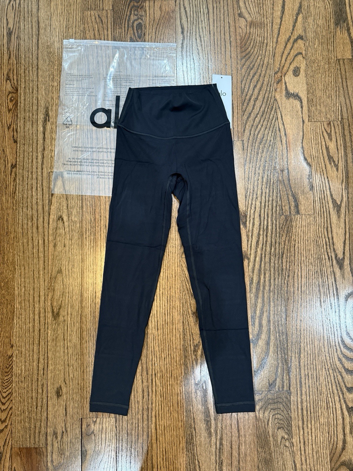 ALO Yoga High Waist Alosoft Leggings Black - Size - S