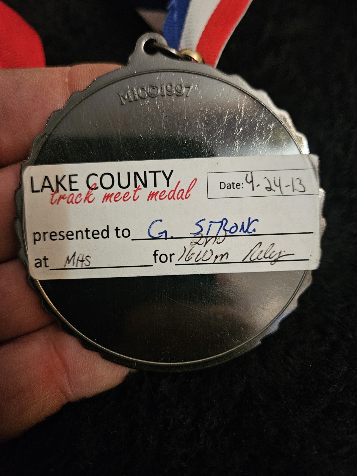 4 - Lakeport Yacht Club Cardboard & Duct Tape Regatta Medals + 2013 Lake County