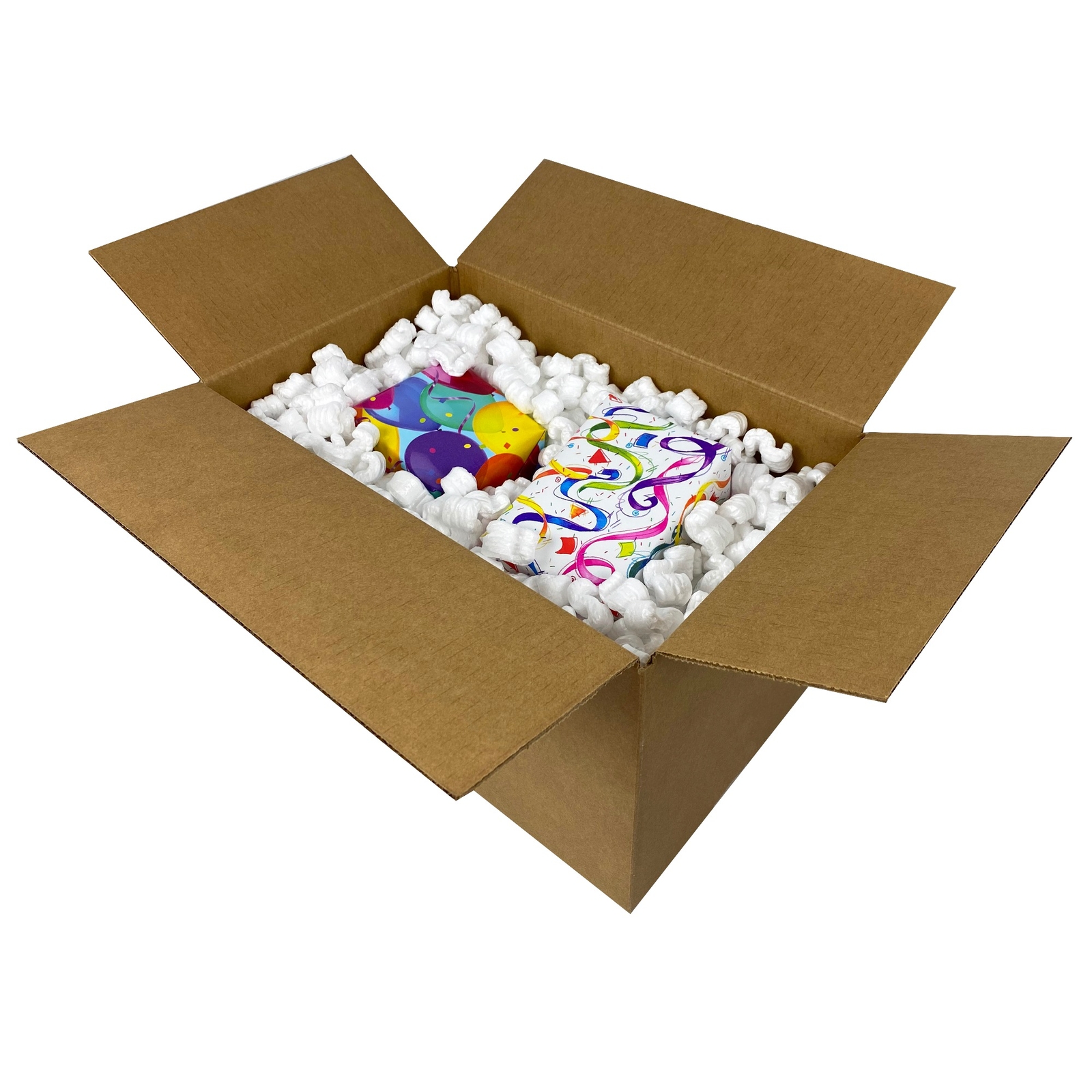 UOFFICE Polystyrene Packing Peanuts 14 Cuft. Industrial Packaging Shipping Void