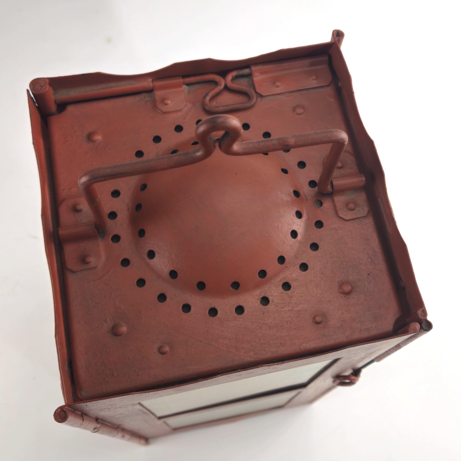 2 WWI TRENCH FOLDING CANDLE LANTERN LOT: 1914 HINKS & SON / 1915 G. POLKEY