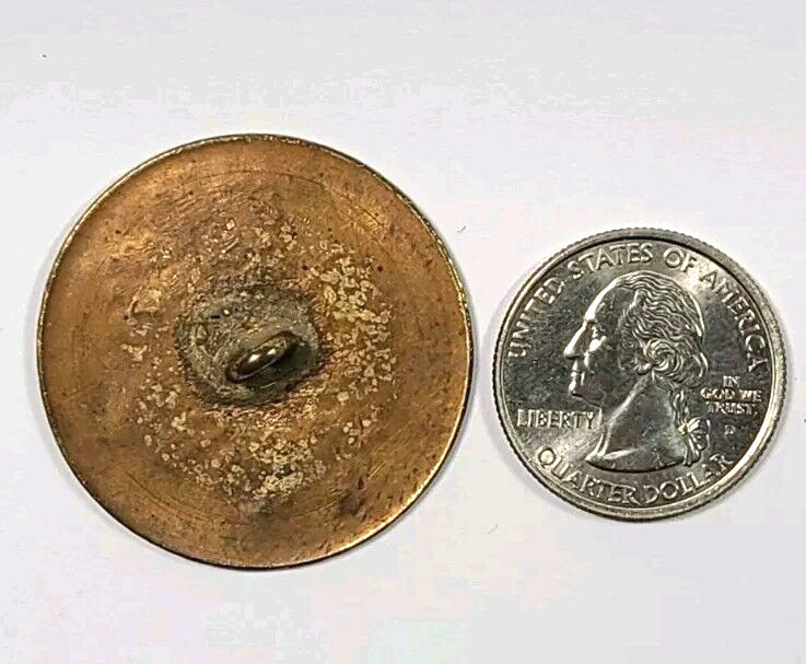 1789 Washington "Long Live The King" George III Button 36mm Rare