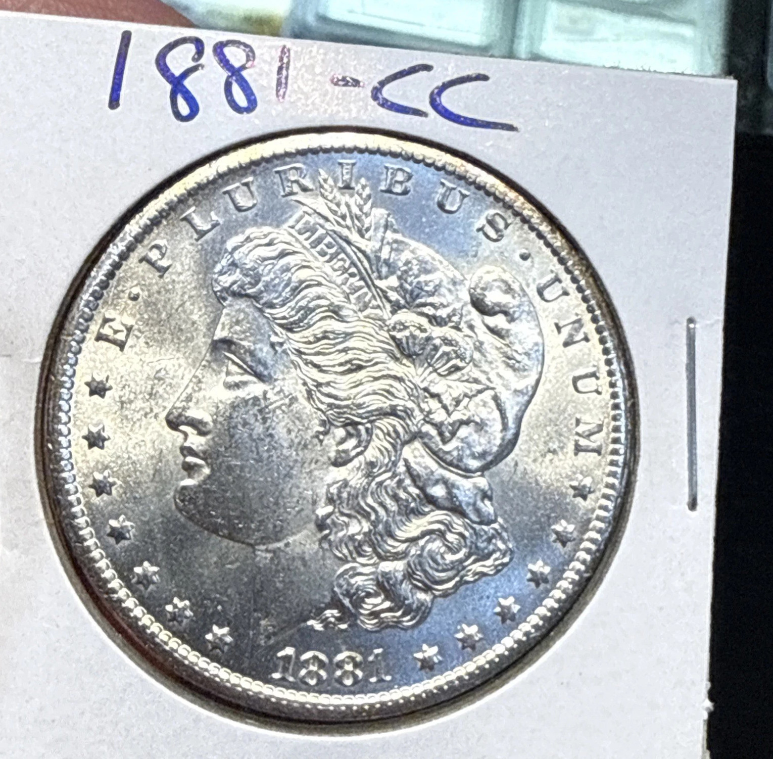 1881 CC CARSON CITY MORGAN COINS
