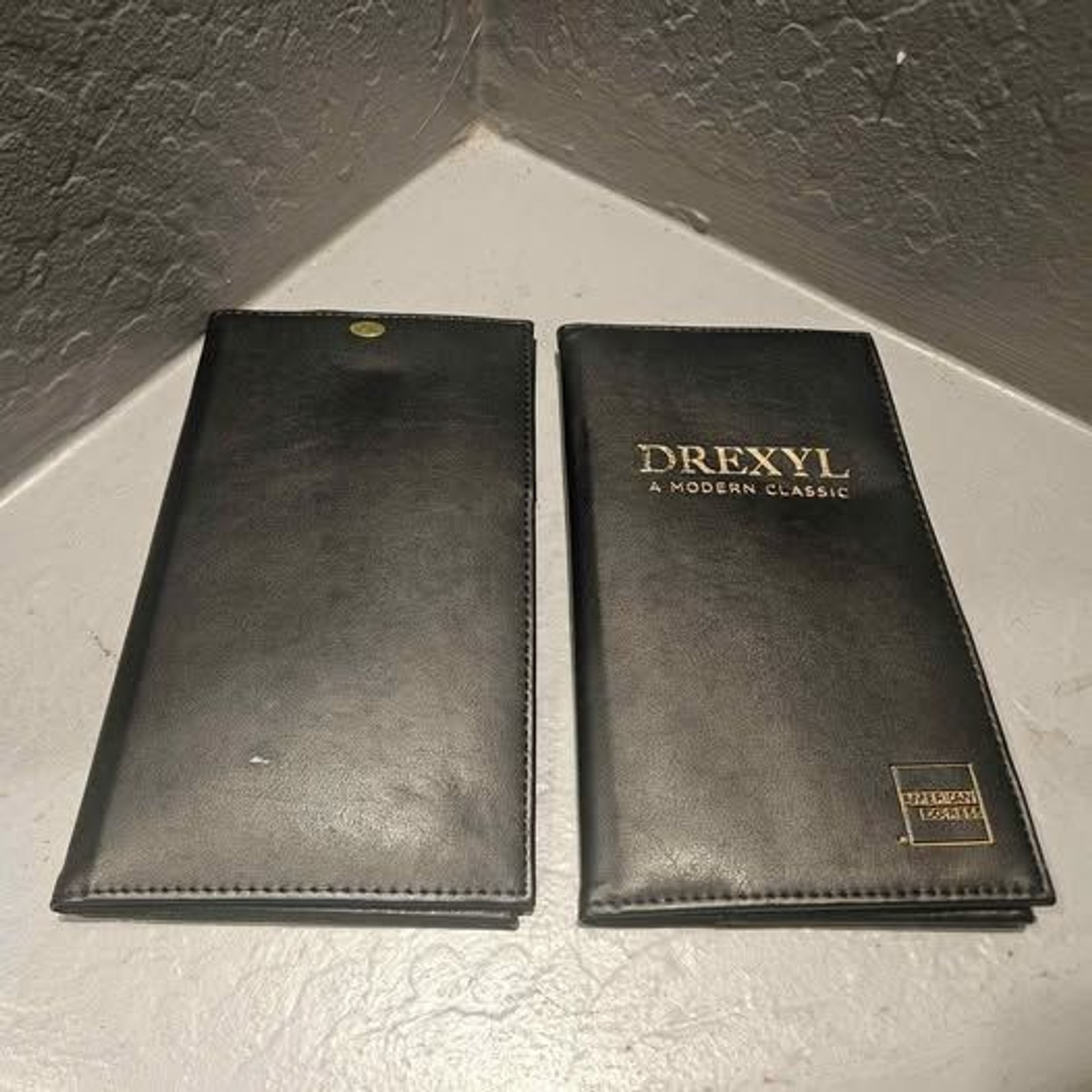 Leather Restaurant Wait Staff Checkbooks Set of 2