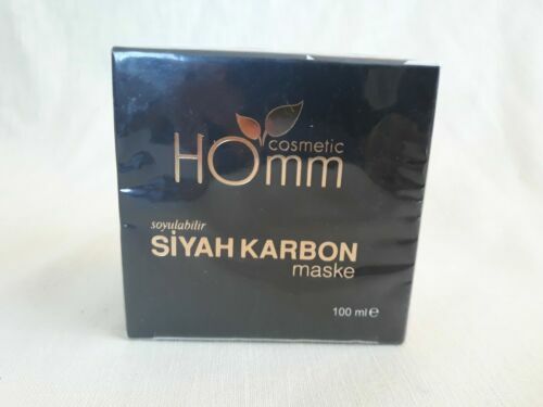 HOMM COSMETIC PEEL OF BLACK CARBON NASK NIB 100 ML